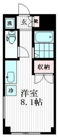 カスタリア都立大学の物件間取画像